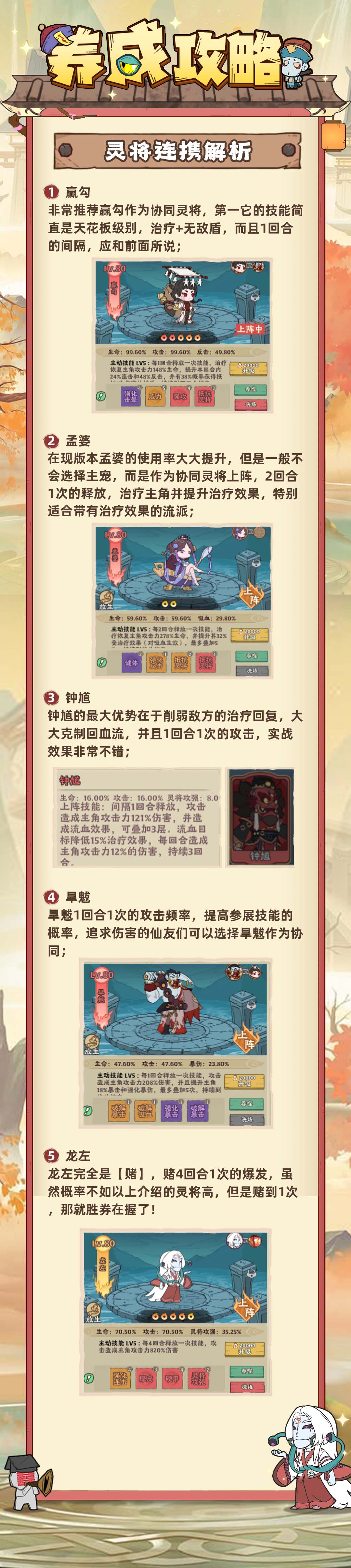 《战盟大乱斗》灵将连携解析(图1)